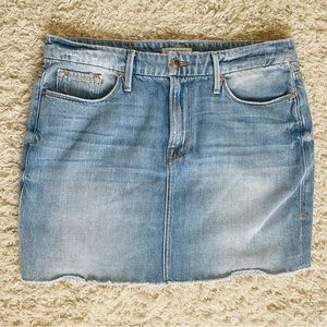 Good American denim skirt